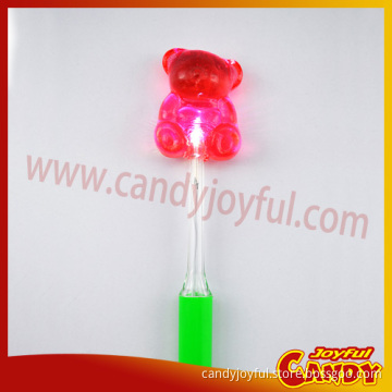 Fruity Flavor Little Bear LED Lollipop